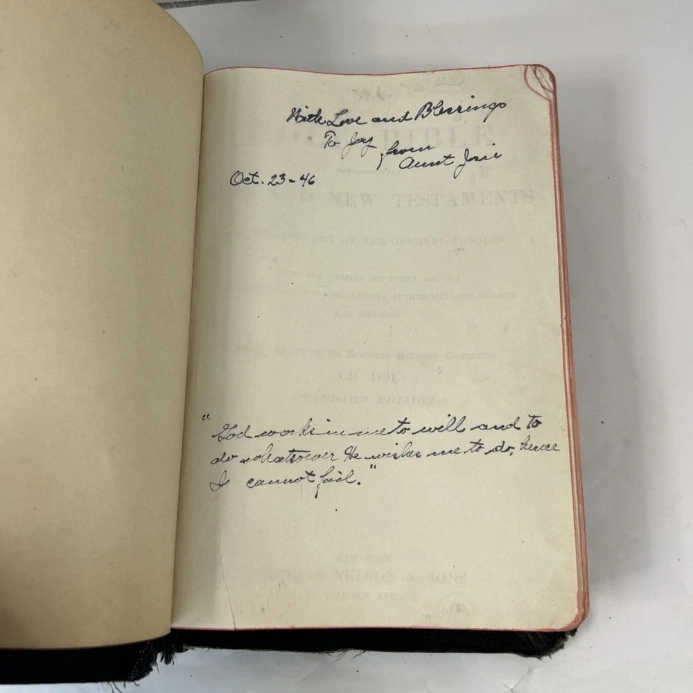 Thomas Nelson Holy Bible‎ American Standard Teacher's Edition 1901-1929 Read